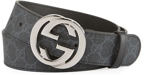 gucci wide belt with square buckle|gucci belt with black buckle.